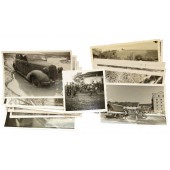 Conjunto de fotografías de un conductor alemán en el frente oriental